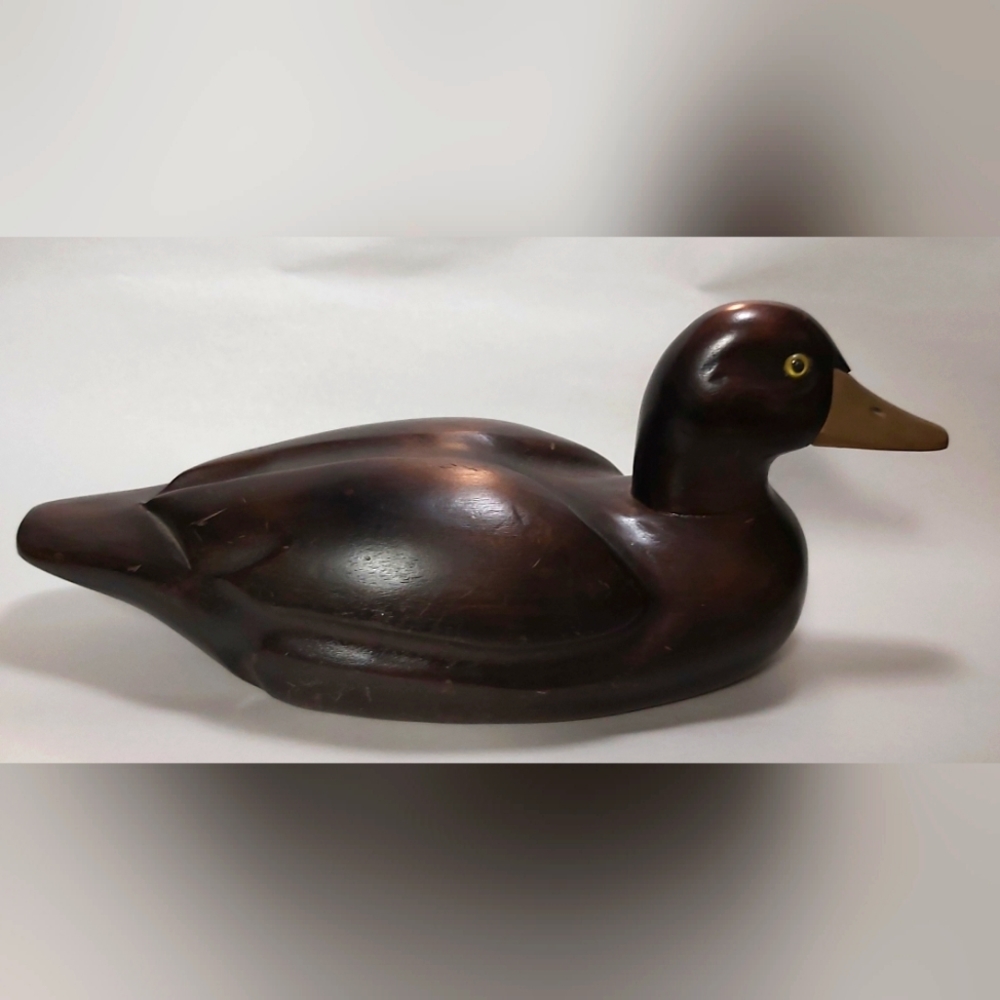 Vintage Price Products Wooden Duck